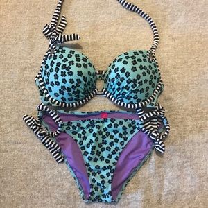 Blue Floral Victoria’s Secret Bikini